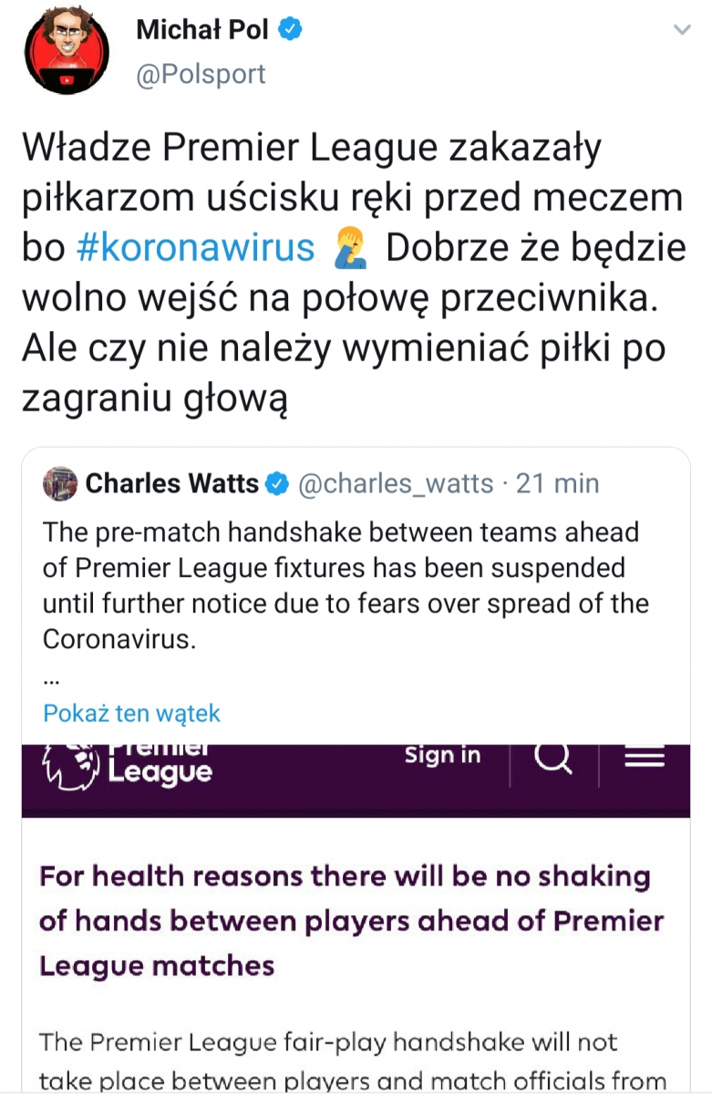 ABSURDALNY ZAKAZ władz Premier League skierowany do PIŁKARZY xD